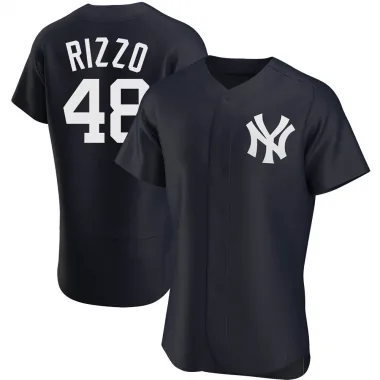 Anthony Rizzo Men's Authentic New York Yankees Navy Alternate Jersey