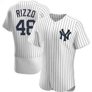 Anthony Rizzo Men's Authentic New York Yankees White Home Jersey