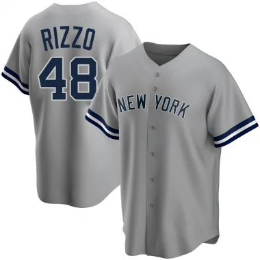 Anthony Rizzo Men's Replica New York Yankees Gray Road Name Jersey