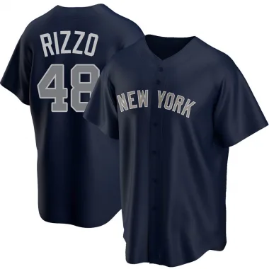 Anthony Rizzo Youth Replica New York Yankees Navy Alternate Jersey