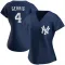 Lou Gehrig Women's Authentic New York Yankees Navy Alternate Team Jersey