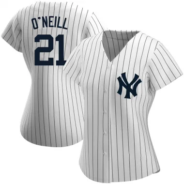 Paul O'Neill Women's Replica New York Yankees White Home Name Jersey